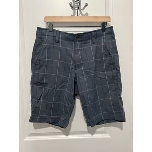 Under Armour Men's Blue Plaid Nylon Blend 10.5" Shorts - Size‎ 34 - Golf Tennis